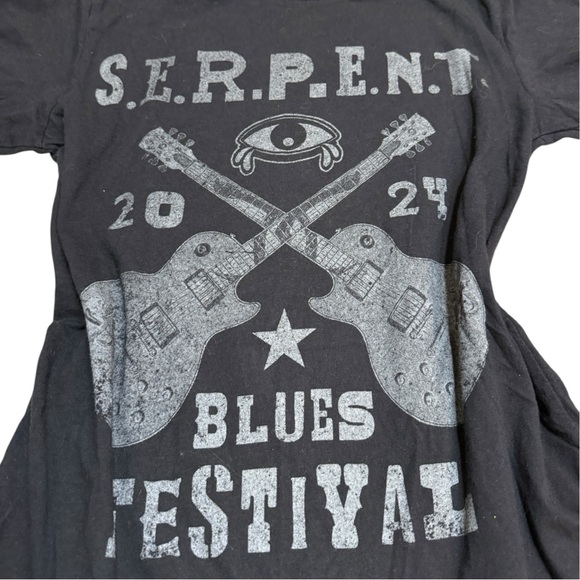 Splash S.E.R.P.A.N.T 2024 Blues Festival Merch T-Shirt - Picture 2 of 4